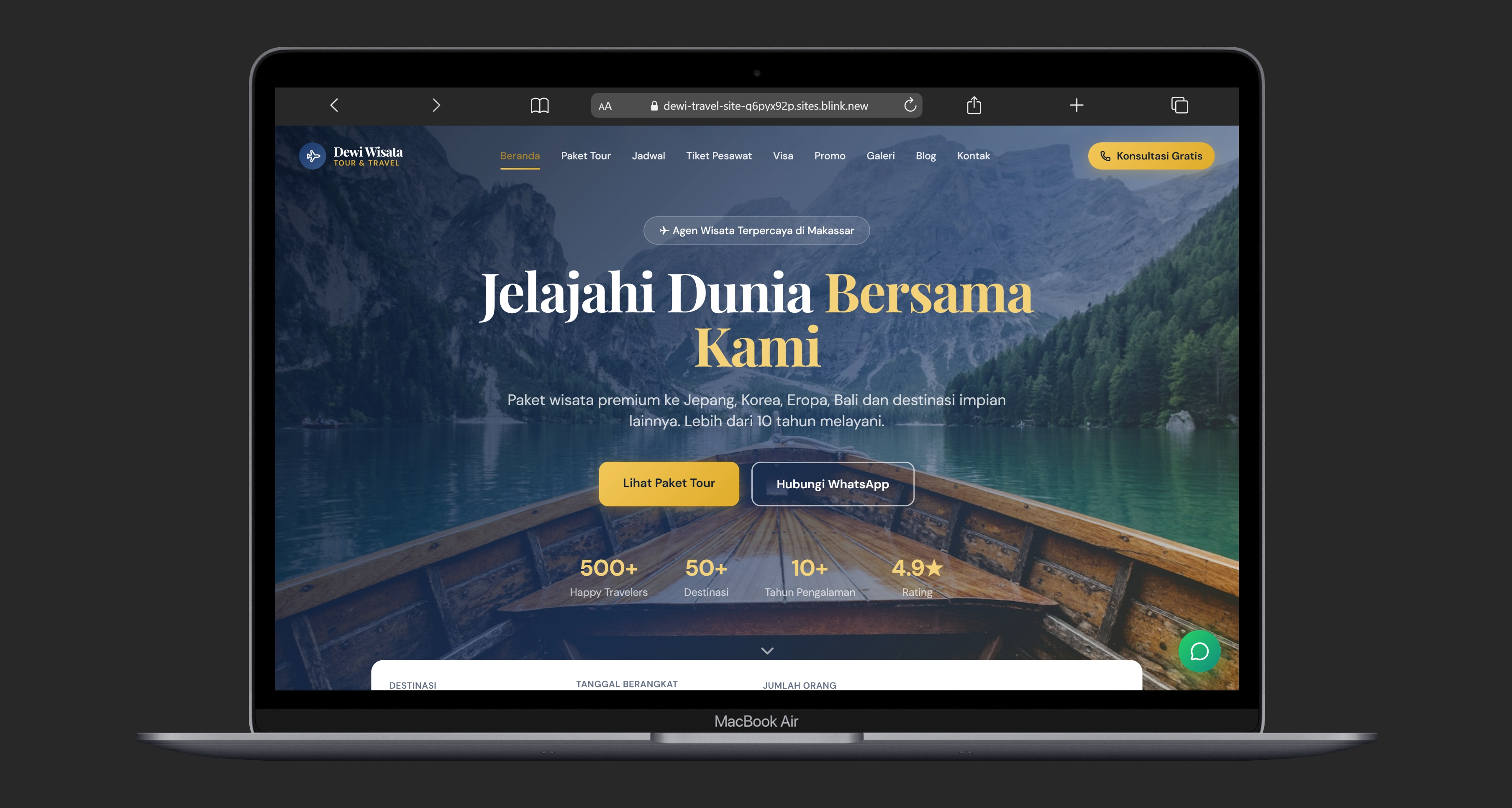 Travel Agency Booking & Tour Management System